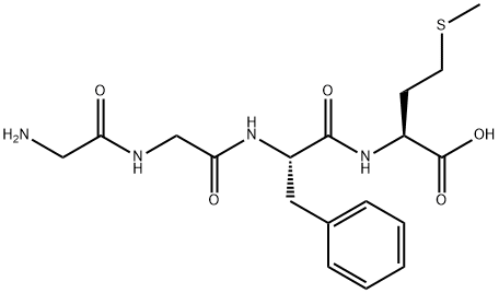 (DES-TYR1)-MET-脑啡肽,61370-88-5,结构式