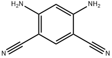 1,3-Benzenedicarbonitrile,  4,6-diamino- Structure
