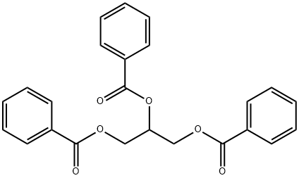 三安息香酸グリセリル 化学構造式