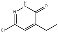 6-氯-4-乙基哒嗪-3(2H)-酮, 61404-49-7, 结构式