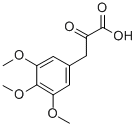 2-oxo-3-(3,4,5-trimethoxyphenyl)propanoic acid Struktur