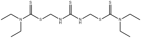 carbonothioylbis(iminomethylene) bis(diethyldithiocarbamate) Structure