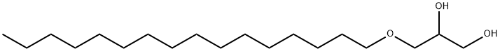1-O-HEXADECYL-RAC-GLYCEROL Struktur