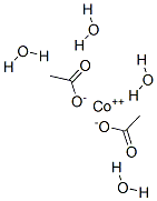 四水合乙酸钴,6147-53-1,结构式