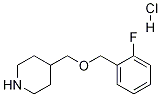 4-{[(2-Fluorobenzyl)oxy]methyl}piperidinehydrochloride price.