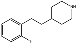 4-[2-(2-fluorophenyl)ethyl]piperidine(SALTDATA: FREE) Structure