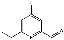 2-Pyridinecarboxaldehyde, 6-ethyl-4-fluoro- (9CI) Structure