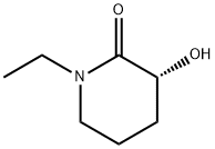 2-Piperidinone,1-ethyl-3-hydroxy-,(3R)-(9CI) Structure