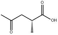 Pentanoic acid, 2-methyl-4-oxo-, (2R)- (9CI) Struktur