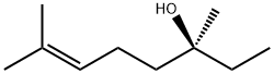 [S,(-)]-3,7-Dimethyl-6-octene-3-ol Structure