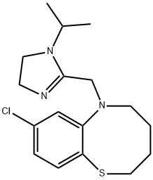 达唑利辛, 61477-97-2, 结构式