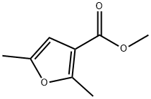 2,5-ジメチル-3-フランカルボン酸メチル 化学構造式