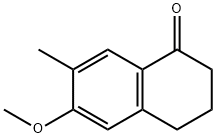 7-甲基-6-甲氧基-1-四氢萘酮,61495-10-1,结构式