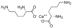 ビス(L-リシン)カルシウム 化学構造式