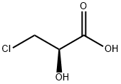 (R)-3-クロロ-2-ヒドロキシプロピオン酸 化学構造式