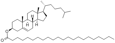 胆固醇山酸酯, 61510-09-6, 结构式