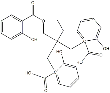 Trimethylolpropane trisalicylate,6152-00-7,结构式