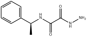 2-hydrazinyl-2-oxo-N-(1-phenylethyl)acetamide Struktur