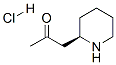 (R)-1-(2-哌啶基)丙酮盐酸盐 结构式