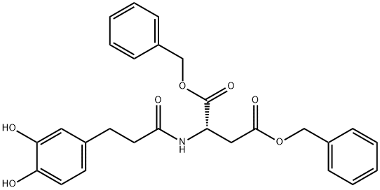 3,4-DIHYDROXY HYDROCINNAMIC ACID (L-ASPARTIC ACID DIBENZYL ESTER) AMIDE|3,4-DIHYDROXY HYDROCINNAMIC ACID (L-ASPARTIC ACID DIBENZYL ESTER) AMIDE