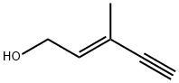 (E)-3-Methylpent-2-en-4-yn-1-ol Struktur