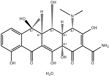 土霉素二水合物, 6153-64-6, 结构式