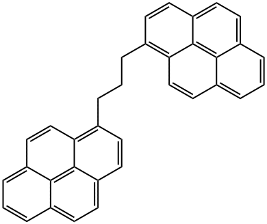 1,3-DI-(2-PYRENYL)PROPANE Structure