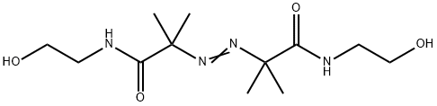 2,2'-AZOBIS[2-METHYL-N-(2-HYDROXYETHYL)PROPIONAMIDE] Structure