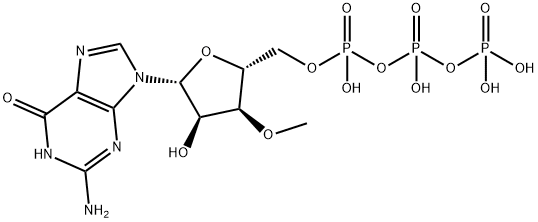 3-O-甲基鸟苷三磷酸,61556-45-4,结构式
