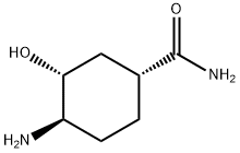 Cyclohexanecarboxamide, 4-amino-3-hydroxy-, (1R,3R,4R)- (9CI),615569-09-0,结构式