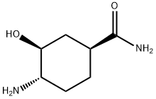 Cyclohexanecarboxamide, 4-amino-3-hydroxy-, (1S,3S,4S)- (9CI) Struktur