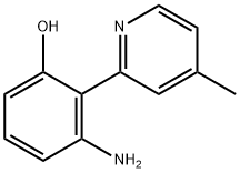 Phenol, 3-amino-2-(4-methyl-2-pyridinyl)- (9CI),615572-75-3,结构式
