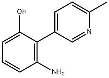 Phenol, 3-amino-2-(6-methyl-3-pyridinyl)- (9CI) 结构式