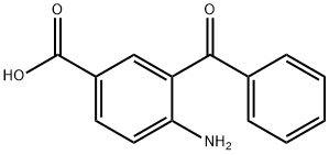 3-Benzoyl-4-aminobenzoic acid Struktur