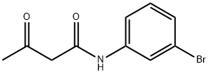 N-(3-bromophenyl)-3-oxobutanamide 结构式