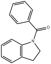 (2,3-二氢-1H-吲哚-1-基)苯基甲酮 结构式