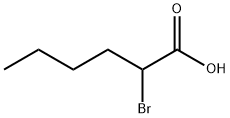 2-бромгексановой кислоты структура