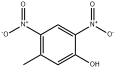 5-メチル-2,4-ジニトロフェノール 化学構造式