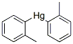 ビス(2-メチルフェニル)水銀(II) 化学構造式