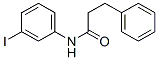 N-(3-iodophenyl)-3-phenyl-propanamide,6160-07-2,结构式