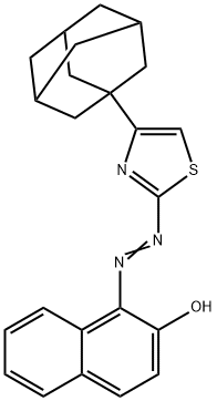 61601-59-0 1-[4-(1-Adamantyl)-2-thiazolylazo]-2-naphthol
