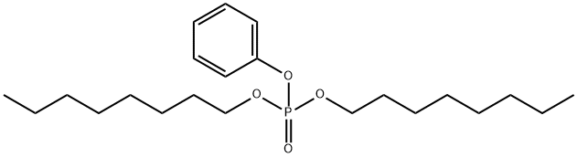 DI-N-OCTYL PHENYL PHOSPHATE Struktur