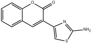 3-(2-AMINO-1,3-THIAZOL-4-YL)-2H-CHROMEN-2-ONE HYDROBROMIDE Struktur