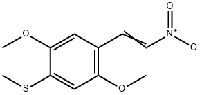2,5-DIMETHOXY-4-METHYLTHIO-BETA-NITROSTYRENE Struktur