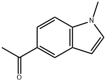 1-(1-メチル-1H-インドール-5-イル)エタノン 化学構造式