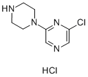 2-chloro-6-(1-piperazinyl)pyrazine monohydrochloride Structure