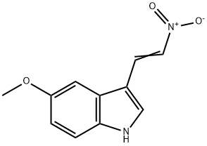 5-甲氧基-3-硝基乙烯吲哚,61675-19-2,结构式