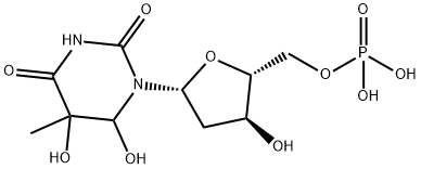 thymidine glycol monophosphate Struktur