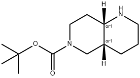ТРЕТ-БУТИЛОКТАГИДРО-1,6-НАФТИРИДИН-6(7H)-КАРБОКСИЛАТ структура