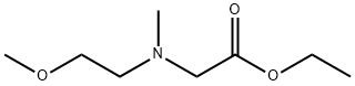 ethyl 2-(N-(2-methoxyethyl)-N-methylamino)acetate Structure